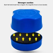 Aquarium Magnetische Borstel Glas Drijvende Algen Schraper Curve Glas Cleaner Mini Scrubber Tool Aquarium Glas Schoonmaken Magneet
