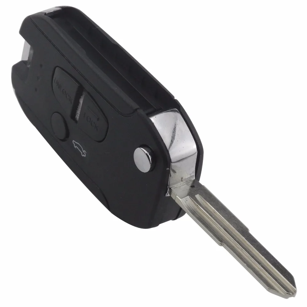 Модифицированный складной чехол для автомобильного ключа с 3 кнопками и