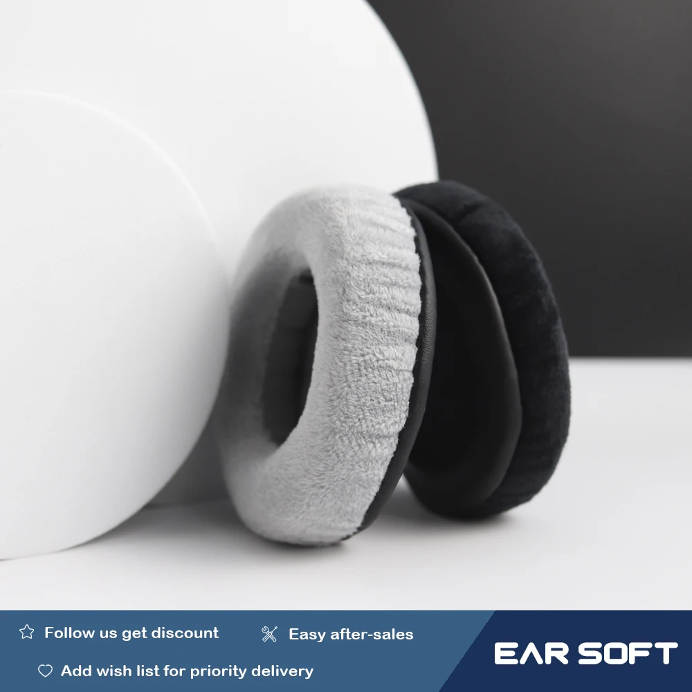 

Earsoft Replacement Cushions for Koss UR20 Headphones Cushion Velvet Ear Pads Headset Cover Earmuff Sleeve