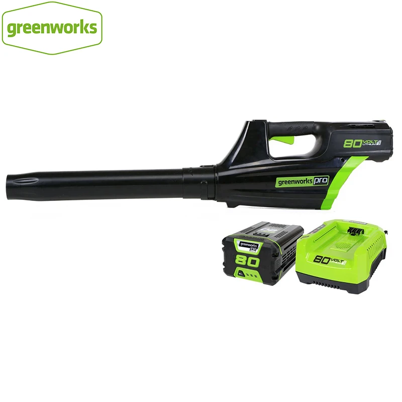 Greenworks литиевая батарея беспроводной вентилятор для листьев 80 в 750 Вт мощный