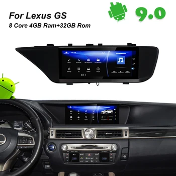 

4+32 Android 9.0 Car Radio BT Head Unit for Lexus gs350 2013 GS200t GS250 2018 GS450 GS Multimedia Touch Screen GPS Navigation