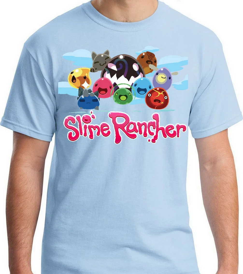 Slime Rancher футболка унисекс Мужская и взрослая хлопковая для видеоигр|Футболки| |