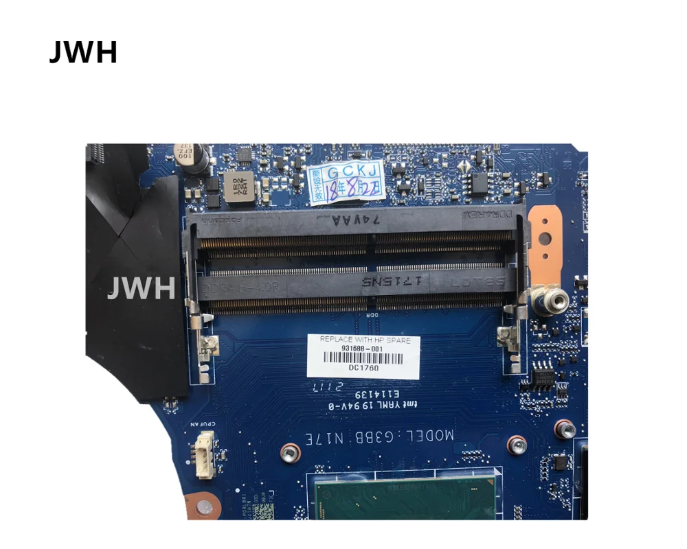 Для женщин, hp ноутбука 17-это материнская плата G3BB 931688-001 931688-501 931688-601 тестирование работы
