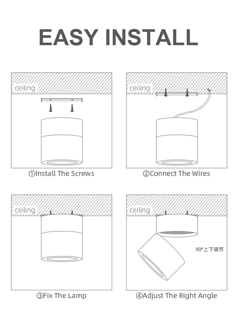 down lights led Downlights 220v LED Spotlight 7w 10w 15w Surface Mounted Ceiling Spots Track Lamp For Kitchen Living Room Loft Indoor LightingLed Downlight，Just New Arrive,Receive additional discount coupons,Get US $5.00 off on orders over US $12.00，Buy now is the best price,Click on the image to Know more. black led downlights