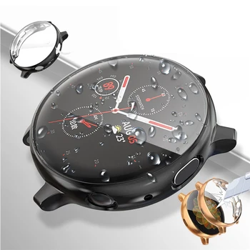 

Original Galaxy Watch Active 2 HD Full Coverage Screen Protection Case Galaxy Watch Active 2 Bumper Protector 40mm 44mm