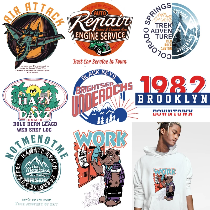 letters to iron on a shirt