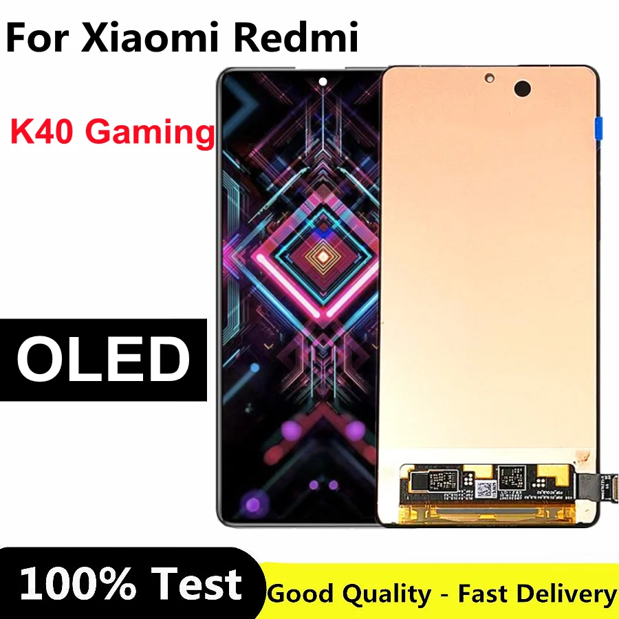 

6.67" For Xiaomi Redmi K40 Gaming LCD Display with Touch Panel Screen Digitizer Assembly for redmi k40 Game Edition Display