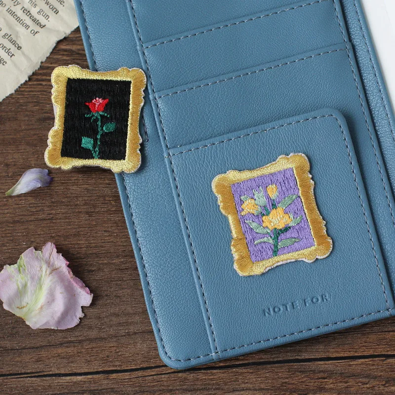 

Naifumodo DIY Flower Series Embroidery Stickers for Clothes Embroidery Patch on Backpack Jeans Patches for Clothing Iron