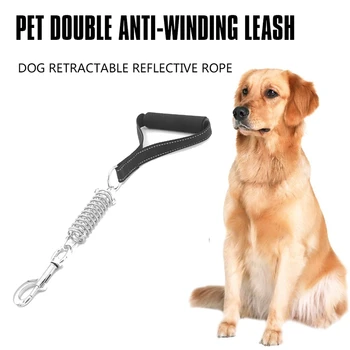 

Traffic Handler - Short Dog Leash with Traffic Handle for Large Dogs - Great for Double Dog Couplers, Service Dogs, and Training