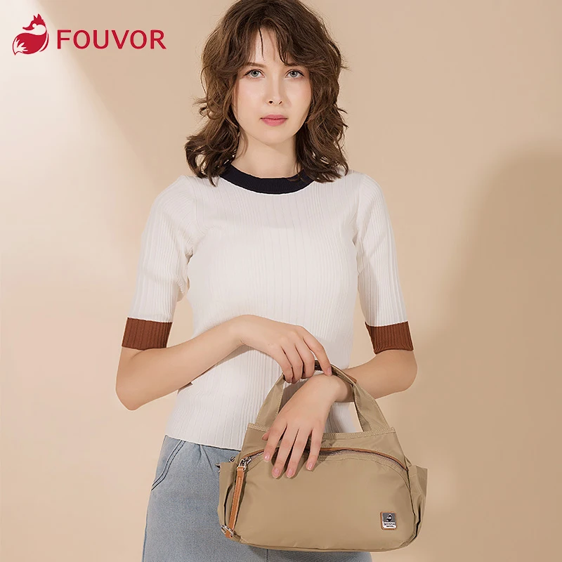 

Fouvor 2019 New Fashion Women Nylon Large Capacity Handbag For Women Casual Ladies Oxford Canvas Shoulder Messenger Bag 2828-01
