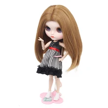 

MUZIWIG Blyth Doll Hair Wig Long Straight Hair DIY Dolls Accessories High Temperature Fiber Doll Wig For Girl DIY Doll