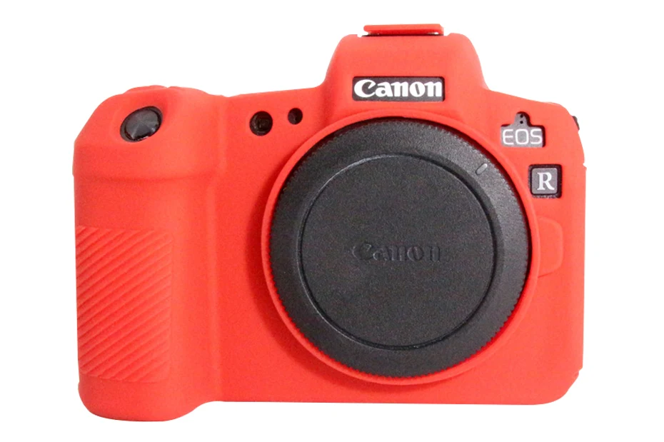 FOTOFLY Camera Bags For Canon EOS R Soft Colour Silicone Case Protective Body Cover For Canon EOSR Accessories Battery Opening
