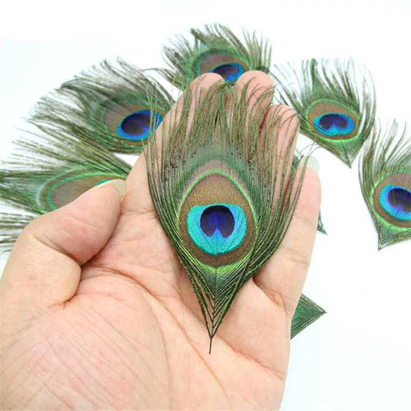 Natural Peacock Feathers Eye for Jewelry Making Creation Crafts Wedding Handicraft Accessories Dream Catcher Feather Decoration peacock feather decoration craft feathers natural feathers