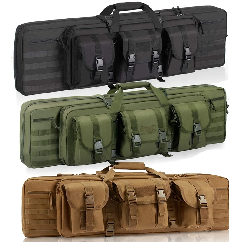 36" Inch Army Dual Rifle Bag Double Carbine Gun Case Backpack US FAST Olive Drab 