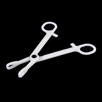 

Professional Plastic Disposable Body Piercing Plier Round Open Clamp Body Ear Lip Navel Nose Tongue Piercing Forcep Tool