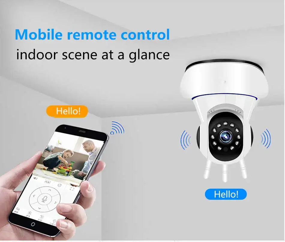 HD 1080P Wireless IP Wifi AP/P2P Night Vision Camera Intelligent Home Security Surveillance Baby MonitorCCTV Network Camcorder