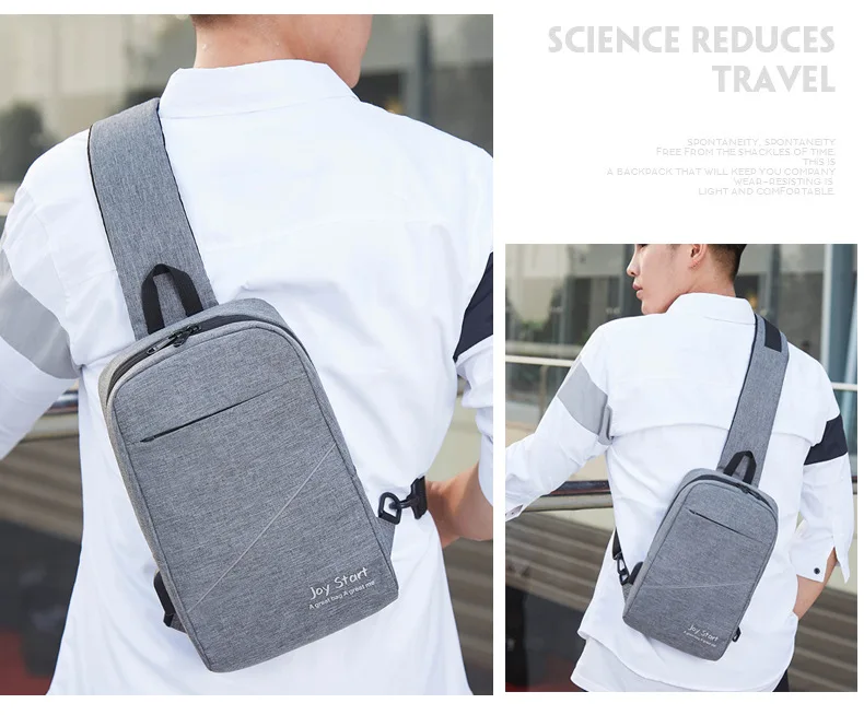 Cross Border New Style Men's Chest Pack Casual Travel Shoulder Bag Outdoor Portable Riding Over-the-shoulder Bag Southeast Asia