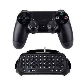 

Mini Wireless Keyboard 3.5mm Plug Game Chat pad Message Keyboard for Sony for Playstation 4 for PS4 Controller Bluetooth 3.0