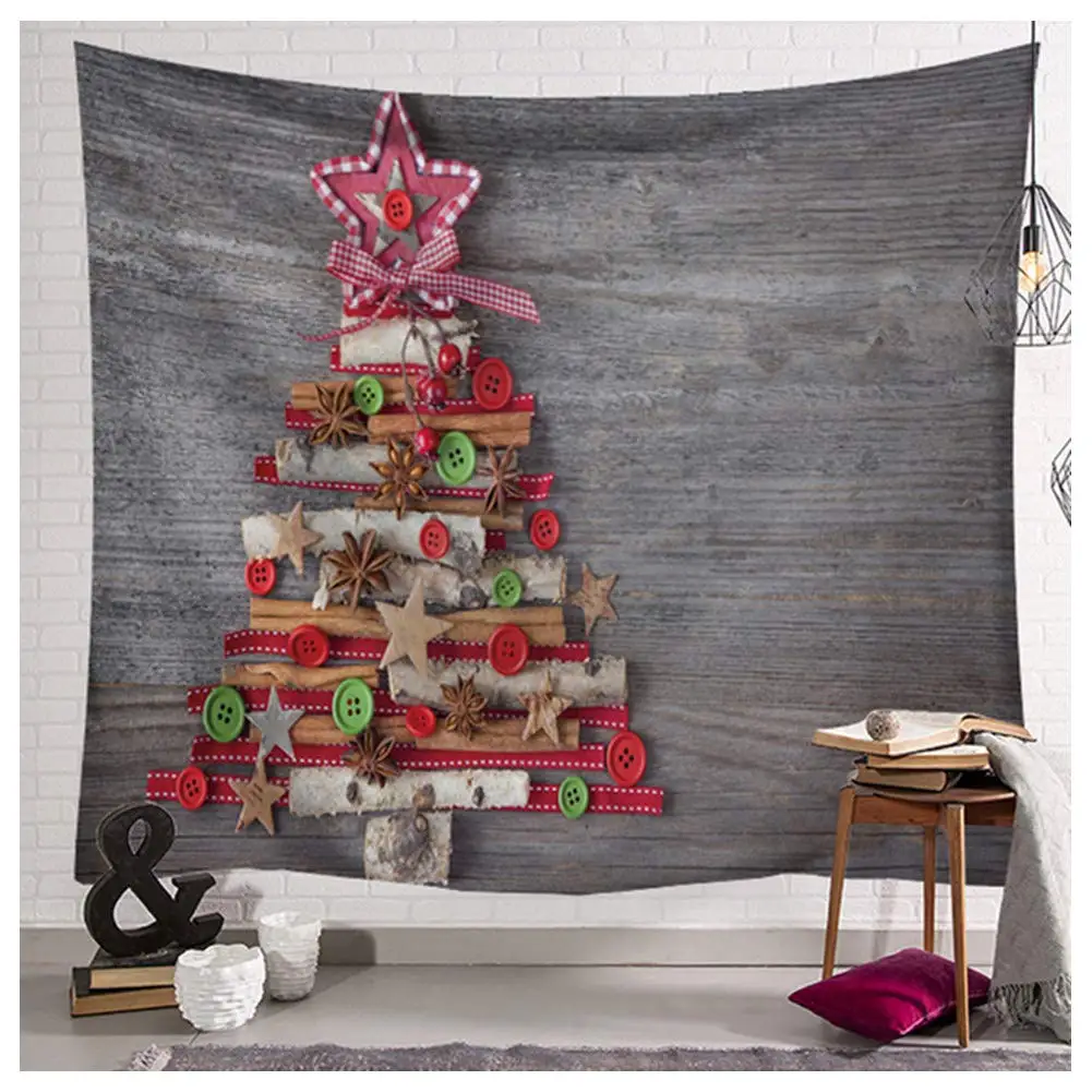 

Large Xmas Hippe Throw Blankets Home Decor Merry Christmas Happy Holiday Winter Tapestries