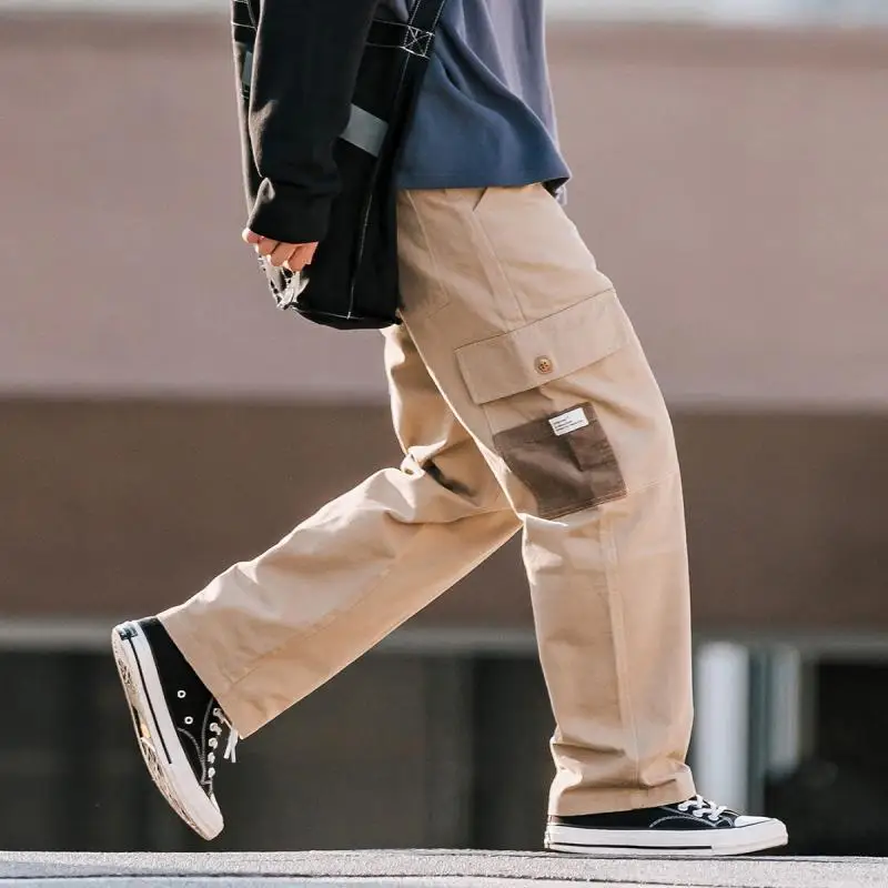 

Northern Boundary Men'S Wear 2020 Spring New Style 2020 Multi-pockets Joint Corduroy Workwear Casual Pants K200885