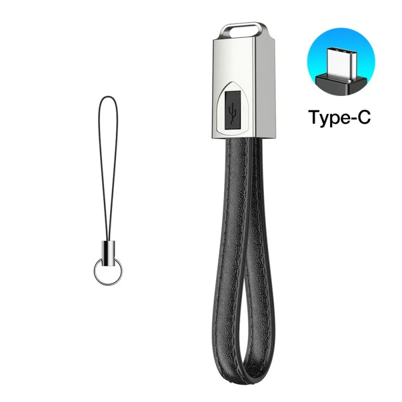 Usb type C быстрое зарядное устройство синхронизации данных Многофункциональный Powerbank кабель брелок type-C кабель для samsung S10 S9 Plus портативный шнур