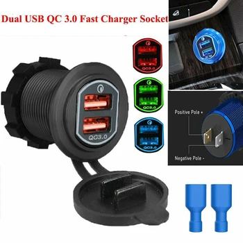 

Fast Dual Usb Car Charger 3.0A Car Cigarette Lighter Socket Universal USB Adapter Auto Car-Charger For cars, motorcycles