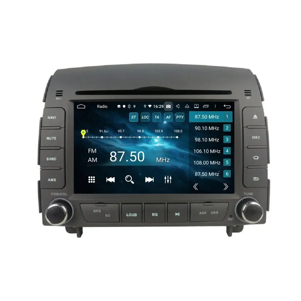 DSP 4 Гб+ 64 Гб Восьмиядерный 6," Android 9,0 автомобильный dvd-плеер для hyundai SONATA 2004-2008 RDS радио gps Bluetooth wifi USB Mirror-link