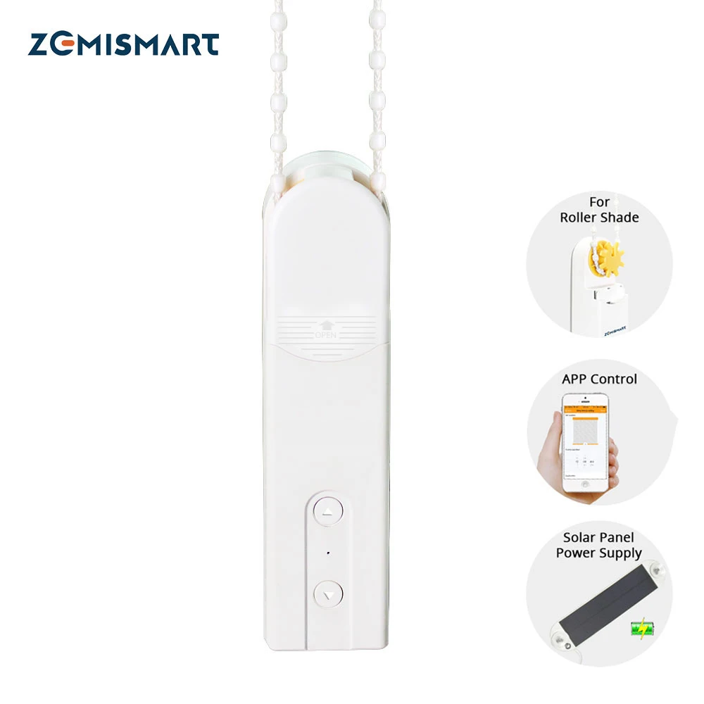 Zemismart Blind Controller Roller Shade Driver With Bean Or Cord Chain