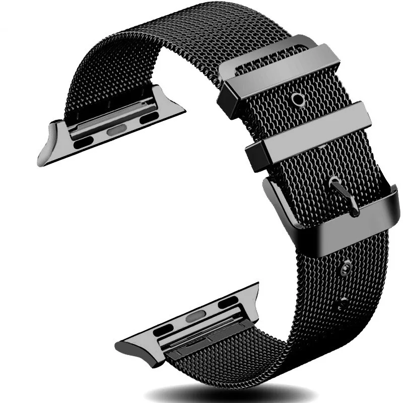 Ремешок Миланская петля для Apple Watch 38 мм 42 сменный Браслет из нержавеющей стали