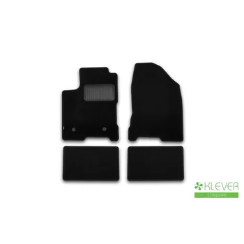 

Floor mats Klever standard Lada Vesta 2015-> gray. 4 PCs (textiles) (vest)