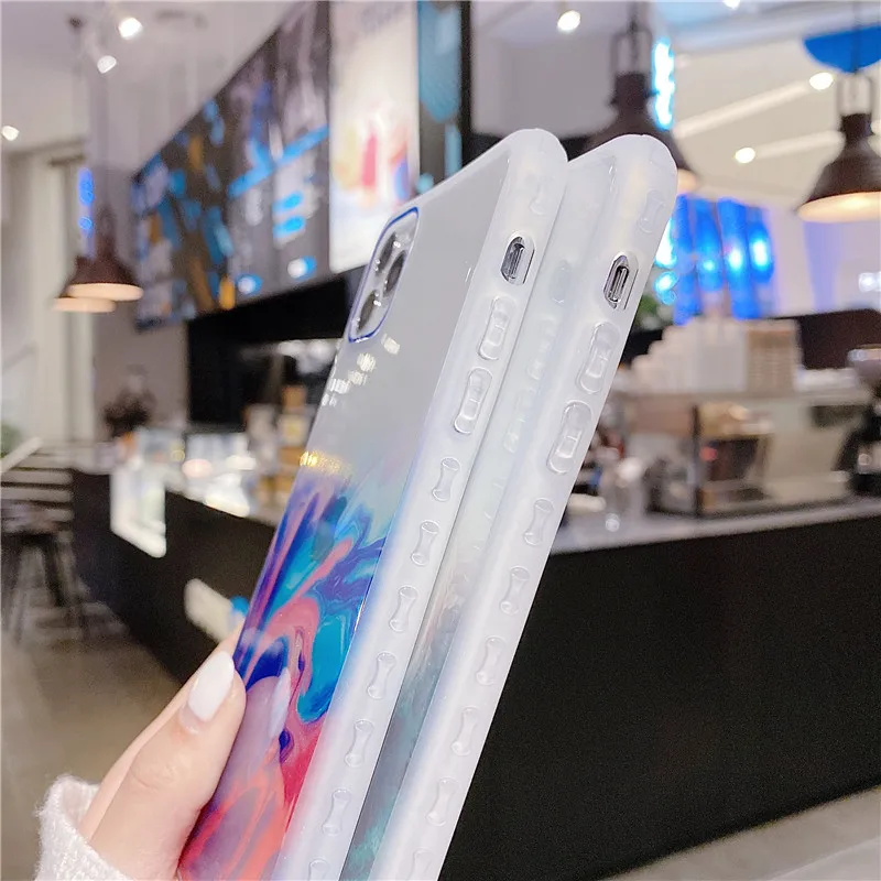 Роскошный чехол для телефона с абстрактной мраморной текстурой iphone 11 Pro Max 7 8 plus