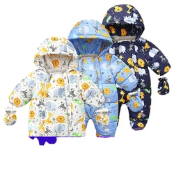 Ircomll – vêtements à manches longues pour nouveau né garçon et fille, combinaison imprimée de dessin animé, pour l'hiver et l'automne 