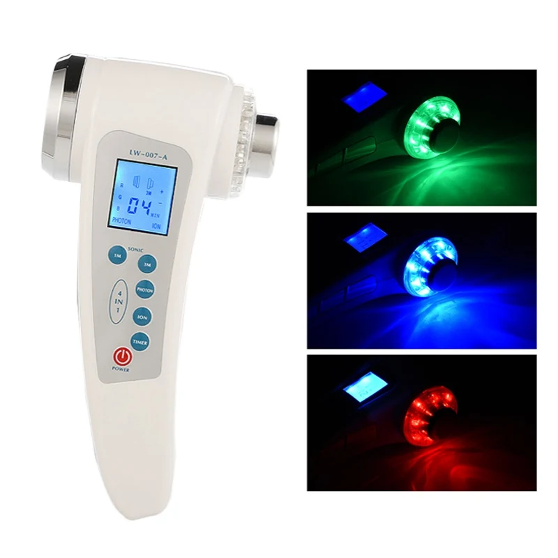 

Double-head Ultrasonic Beauty Instrument Cleansing Pores Firming Skin Ion Face Beauty Device Skin Care Tool