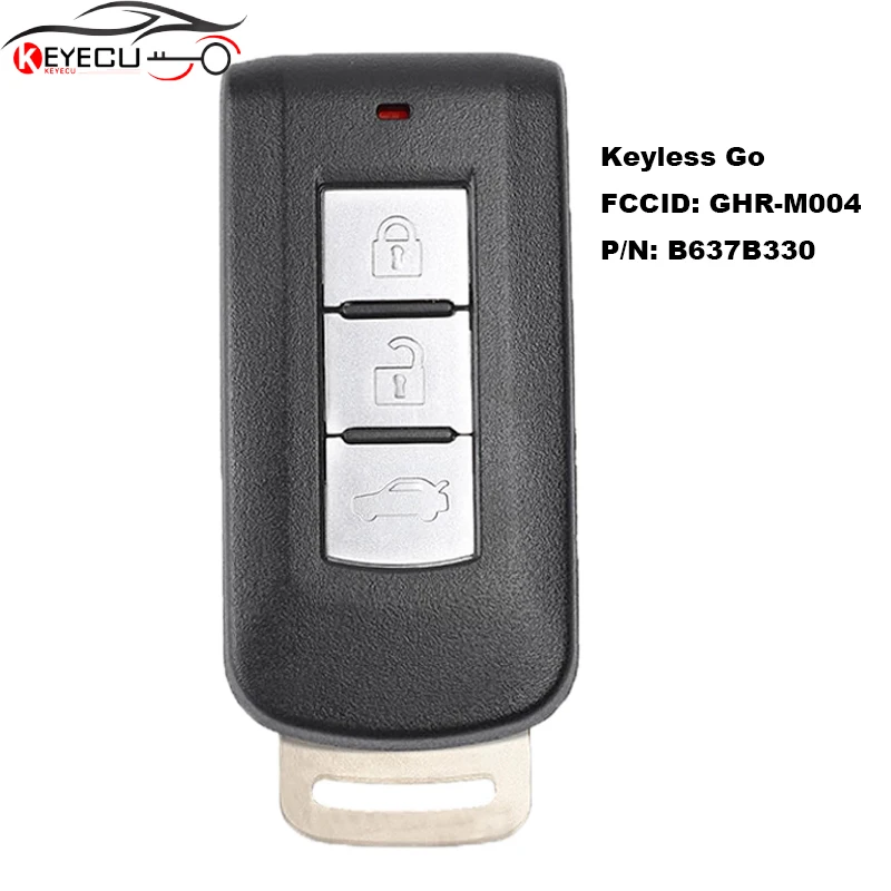 KEYECU OEM без ключа Go Смарт дистанционные брелки для ключей 3B 433 МГц HITAG3 PCF7938 ID47
