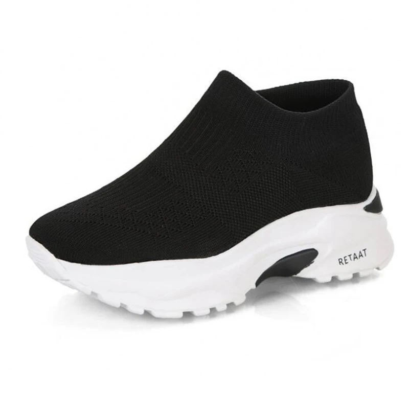 

Spring Shoes Woman Breathable Air Mesh Flat Platform Women Shoes Slip On Women's Loafers Swing Wedges Ladies Shoe dd266