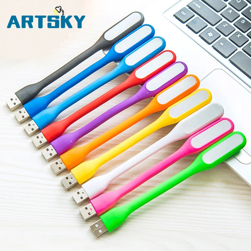 Гибкий USB светодиодный светильник портативный супер яркий USB СВЕТОДИОДНЫЙ светильник для мобильного питания компьютера ноутбука настольного компьютера