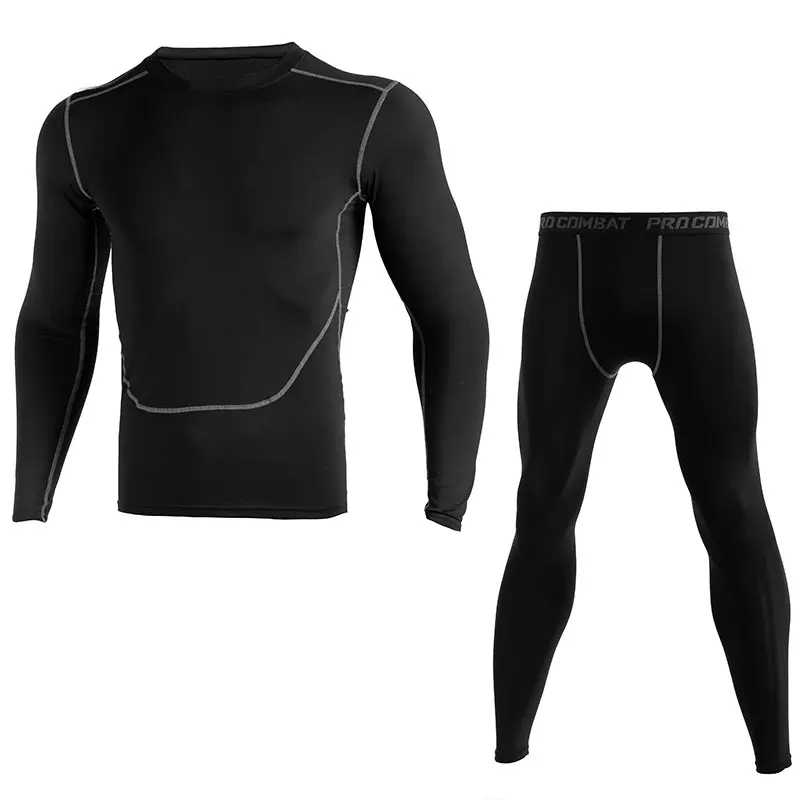 

Men's Sportswear Tracksuit Running Sweatpants Santander Racing Compression t shirt Pants Suits Sets Gym Fitness Running men