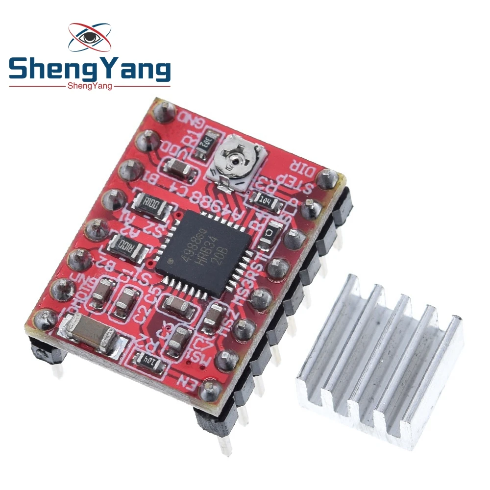 

1pcs Stepper Driver A4988 Stepper Motor Driver Module Dropshipping color:Red