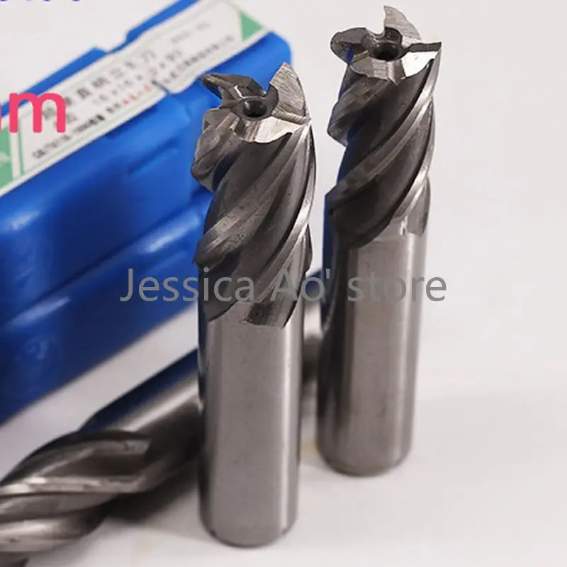 110pcs 4blade Cutters Straight Milling Tools Hssal Super Hard High