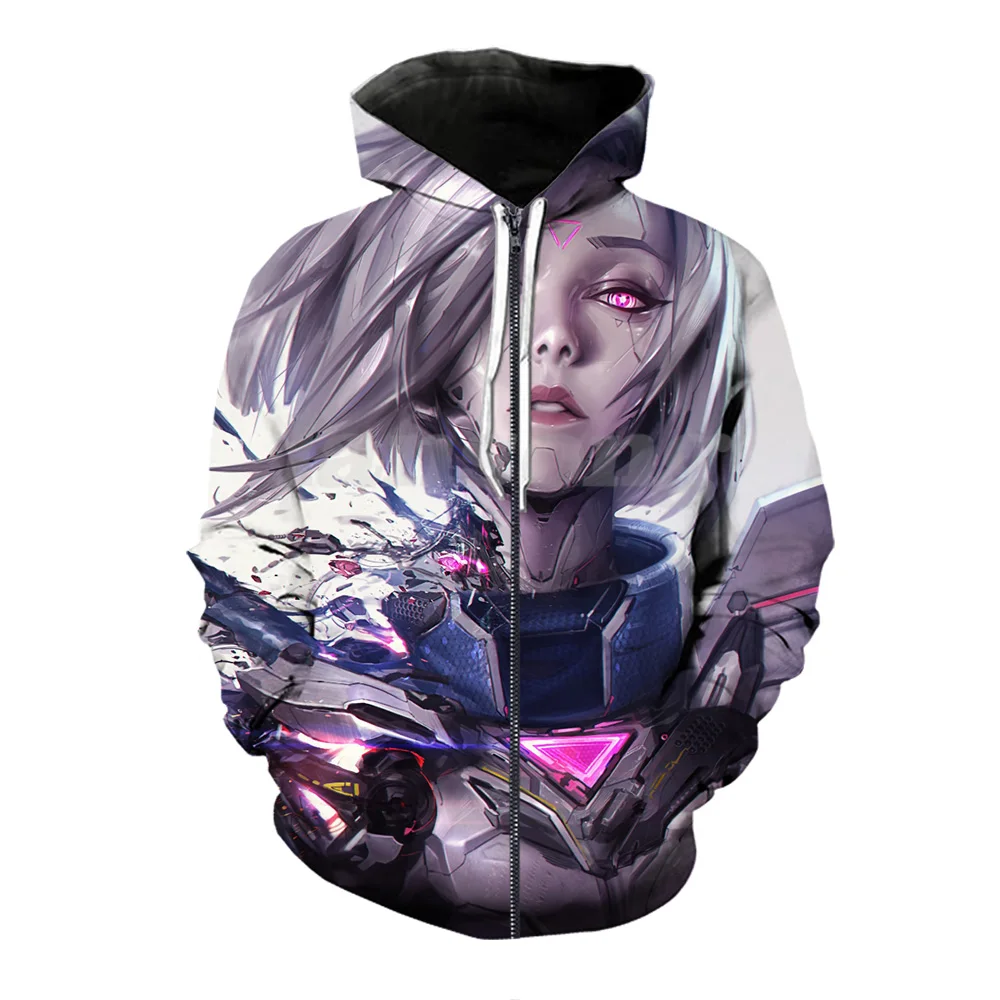 League of legends project fiora 3d печать футболки/толстовки/брюки мужские комплекты харадзуки