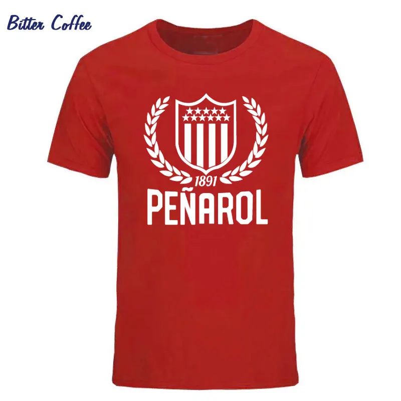 Atletico Penarol Uruguay Manyas футболки для мужчин с коротким рукавом и круглым вырезом хлопковая Мужская футболка крутая забавная уличная футболка - Цвет: 13