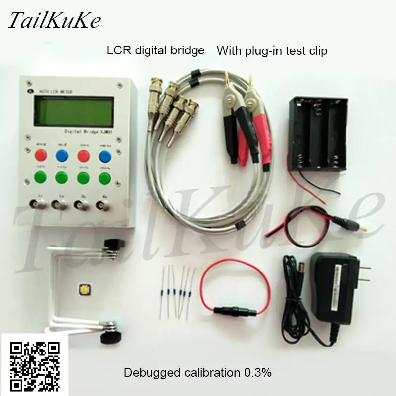Tool Parts Tools XJW01 Xu Teacher Digital Bridge 0.3 LCR Tester Resistance Inductance Capacitor