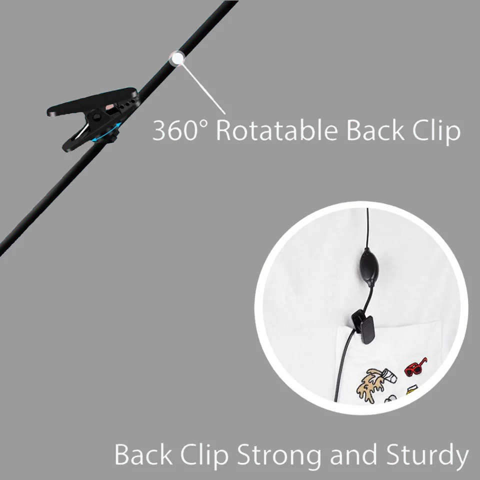 Retevis EEK005 2 Pin Earhook Earpiece with PTT Button Collar Clip for Retevis RT5R RT-5R BaoFeng UV5R Two Way Radio C9150A 10PCS