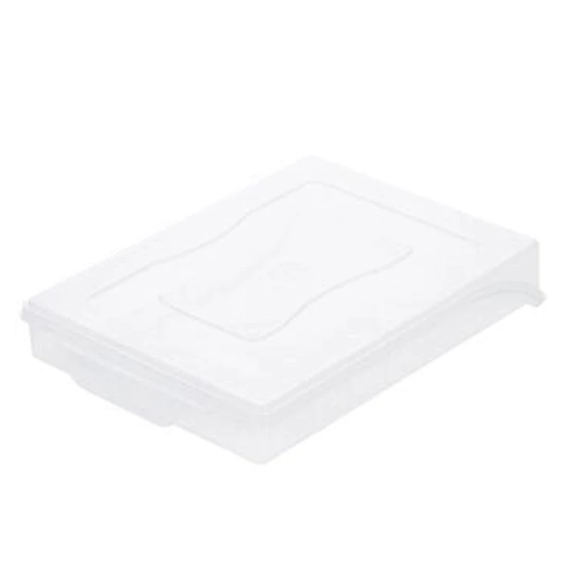 

2Pcs Household Freeze Dumplings Storage Box with Lid Plastic Food Containers Refrigerator Organizer Box Case Holder Kitchen Orga