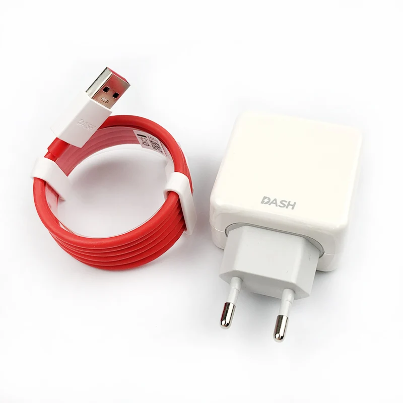 Charger and cable Oneplus 6T адаптер быстрого зарядного устройства 20 Вт 5 В/4 а EU Dash зарядное устройство 100 см круглый кабель типа C для смартфона Oneplus 3 3t 5 5t 6 7 - Тип штекера: Charger and cable