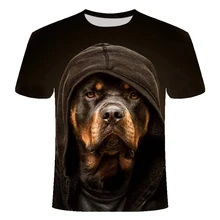 Хит, новая мужская футболка, 3D принт, новинка, футболка с животными, забавная обезьяна, собака, короткий рукав, летние топы, футболка для мужчин, Азиатский размер