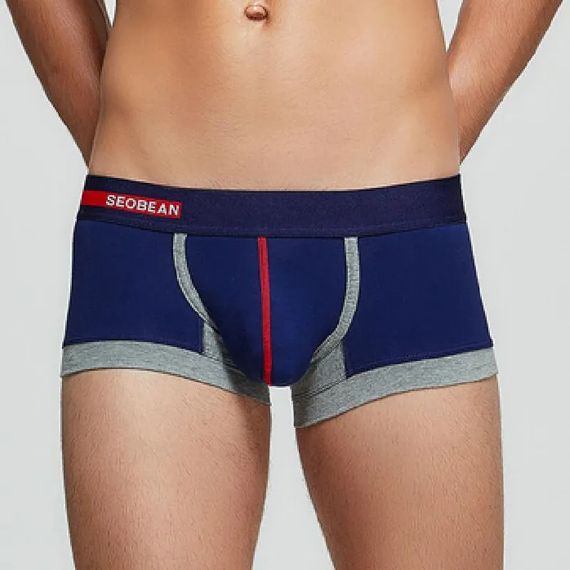 Men's boxer underwear Cotton low-waist sexy Comfortable and breathable shorts boxer male underwear