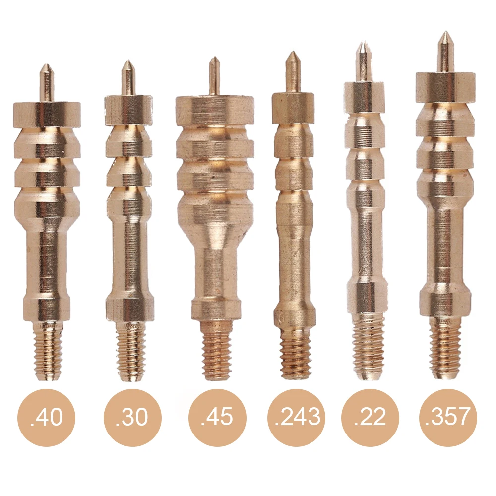 HuntingGunCleaningBrassSpearPointedJagBrushSlottedCleaning