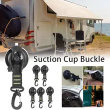 

6/4/2/1PCS Outdoor Camping Hiking Tent Suction Cup Anchor Securing Hook Universal 15cm Car Side Awning Hook Tent Fix Accessories