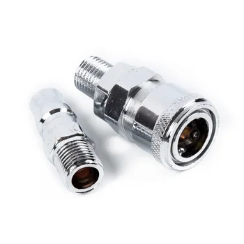 

1/4Air Pressure Regulator Spray Gun In-Line Water Oil Trap Filter Separator UK